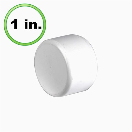 Cool Kitchen 163-FG Green 1 in. Flat Top Cap - Green CO3288218